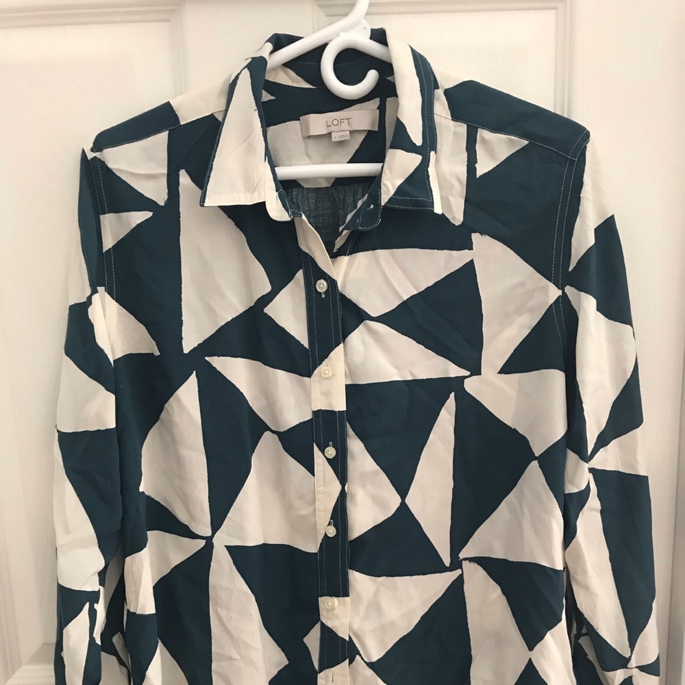 Loft Button-Down Blouse - image 1